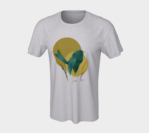 Thoughtful Bird Shirt- Unisex