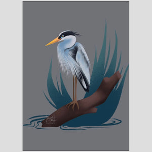 Print - Great Blue Heron