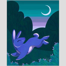 Load image into Gallery viewer, Print - Moonlight Bunny
