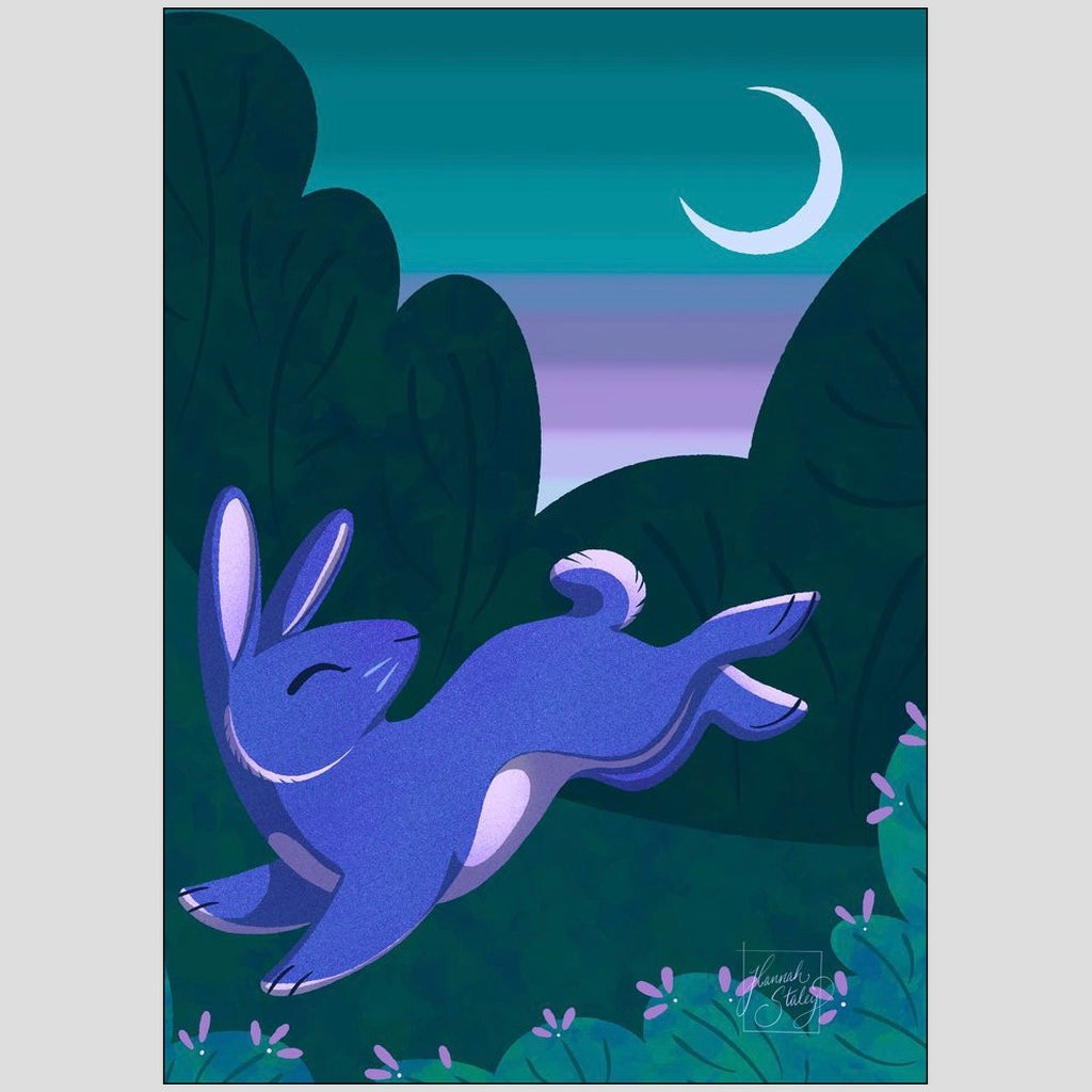 Print - Moonlight Bunny